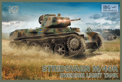 IBG - 72036 - Stridsvagn M/40 L Swedish light tank - 1:72