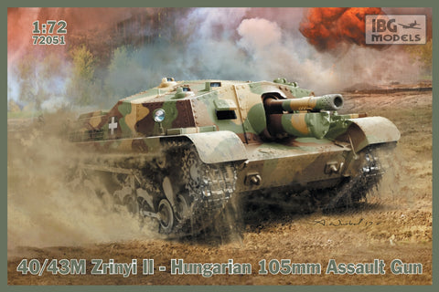 IBG - 72051 - 40/43M Zrinyi II - Hungarian 105mm Assault Gun - 1:72