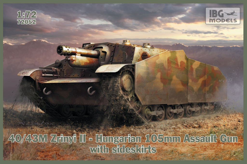IBG - 72052 - 40/43M Zrinyi II - Hungarian 105mm Assault Gun - 1:72