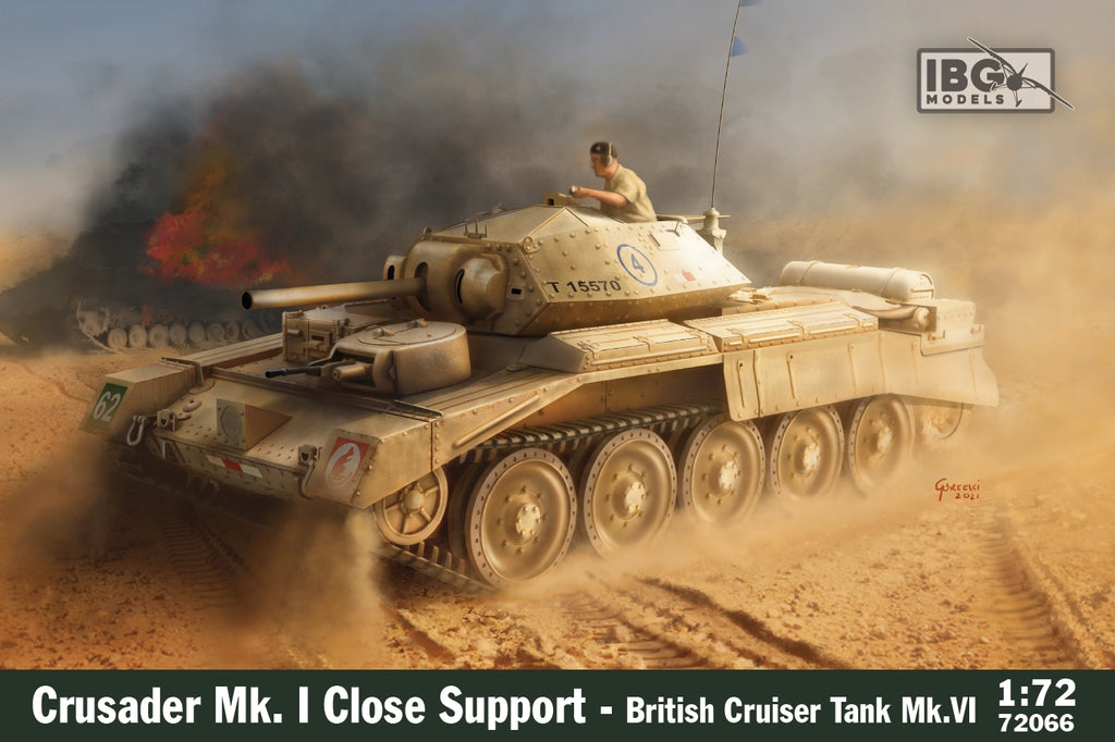 IBG Models - 72066 - Crusader Mk.I Close Support British Cruiser Mk.VI - 1:72