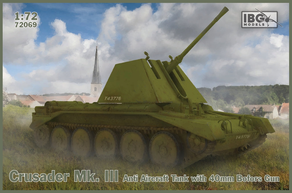 IBG - 72069 - Crusader Mk.III Anti Aircraft Tank with Bofors 40mm Gun - 1:72