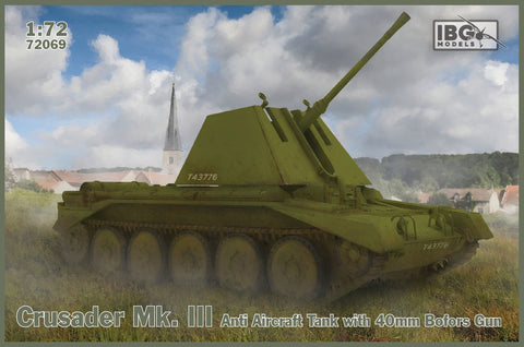 IBG - 72069 - Crusader Mk.III Anti Aircraft Tank with Bofors 40mm Gun - 1:72