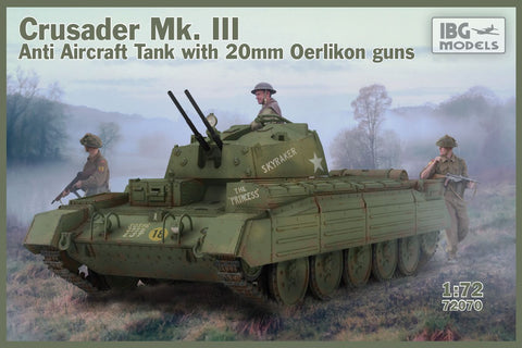 IBG - 72070 - Crusader Mk.III Anti Aircraft Tank with 20mm Oerlikon Guns - 1:72