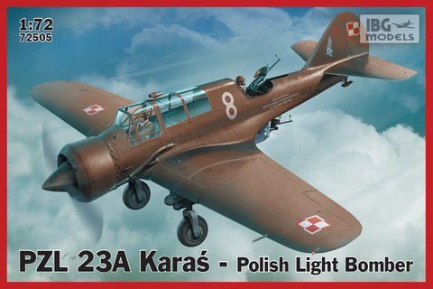 Polish Light Bomber PZL P.23A Karas - 1:72 - IBG - 72505