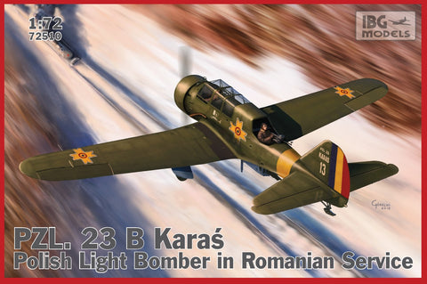 IBG - 72510 - PZL PZL.23B Karas Romanian Service - 1:72