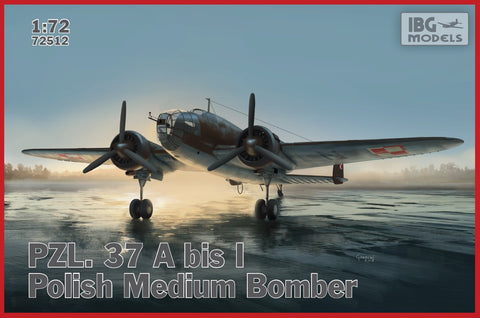 IBG - 72512 - PZL.37A bis I Los-twin tail fins Polish Bomber Plane - 1:72