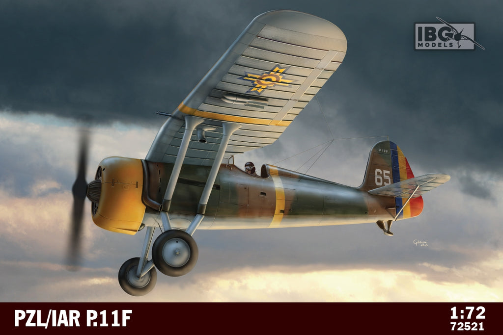IBG - 72521 - PZL/IAR P.11F Romanian fighter - 1:72