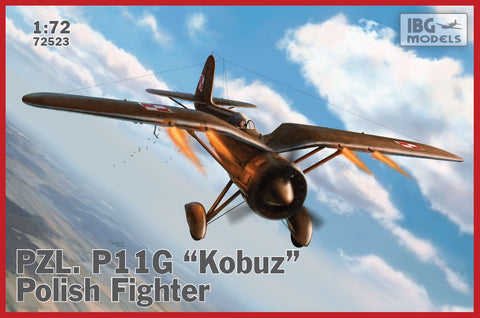 IBG - 72523 - PZL P.11g "Kobuz" - Polish Fighter Plane - 1:72