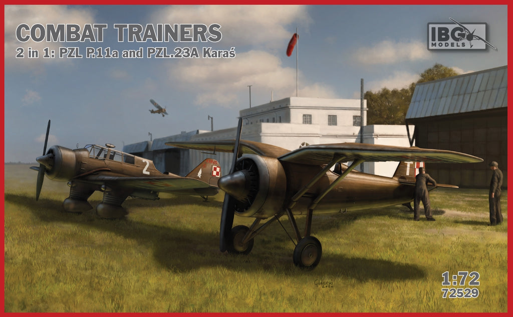 IBG - 72529 - COMBAT TRAINERS 2 in 1: PZL P.11a and PZL.23A Karas - 1:72