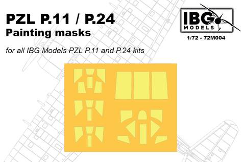 IBG - IBG72M004 - PZL P.11/P.24 PAINTING MASKS - 1:72