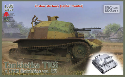IBG - E3504 - TKS Polish Tankette with machine gun - 1:35