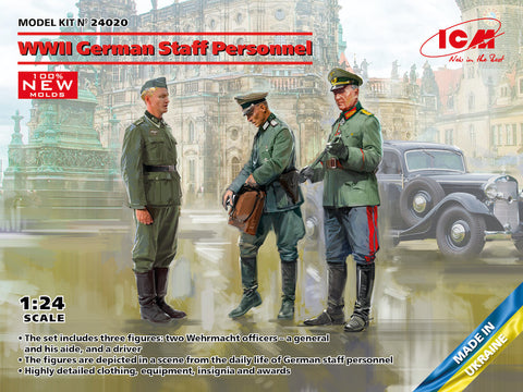 ICM - ICM24020 - WWII German Staff Personnel - 1:24