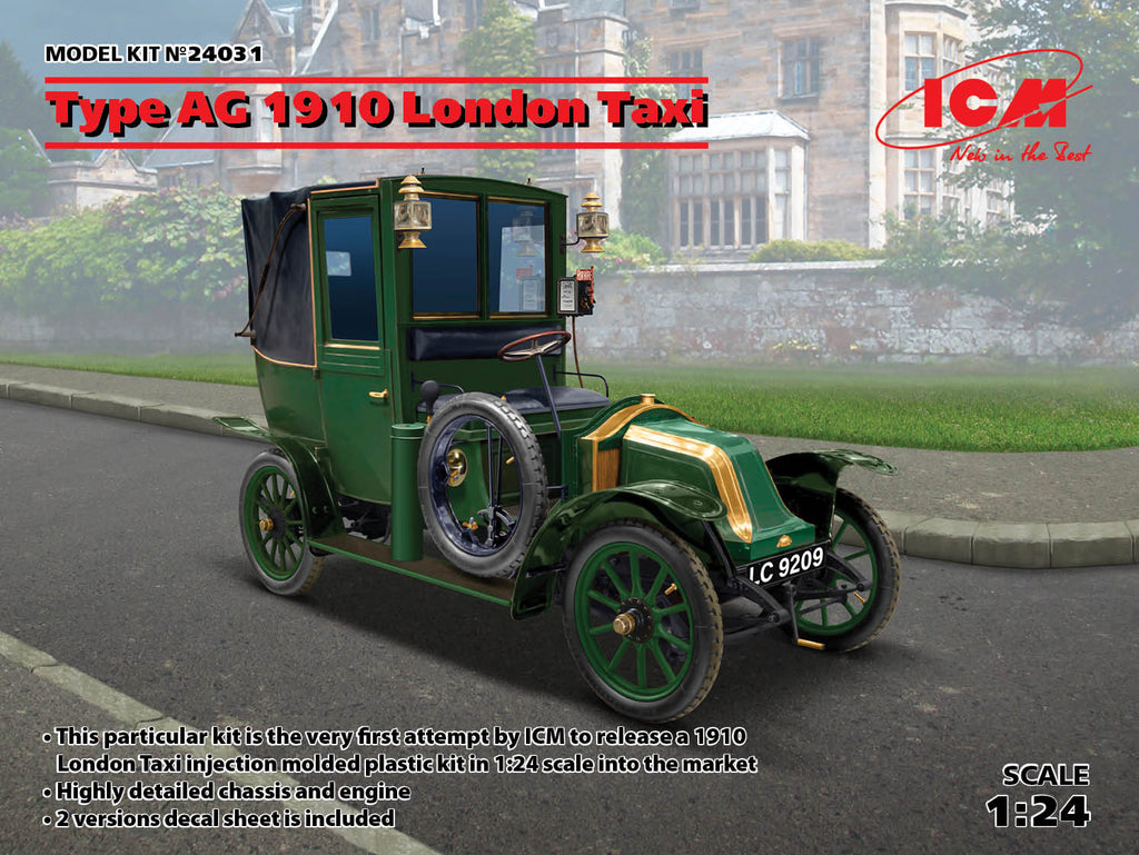 ICM - 24031 - Renault Type AG 1910 London Taxi - 1:24