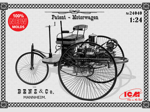 ICM 24040 - Benz Patent-Motorwagen 1886 - 1:24