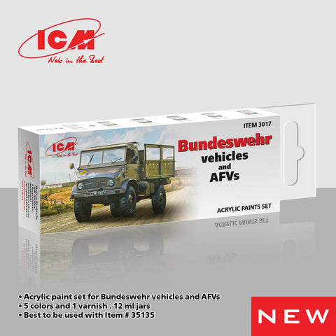 ICM - 3017 - German Bundeswehr military trucks 1970 -1980 - 1:32