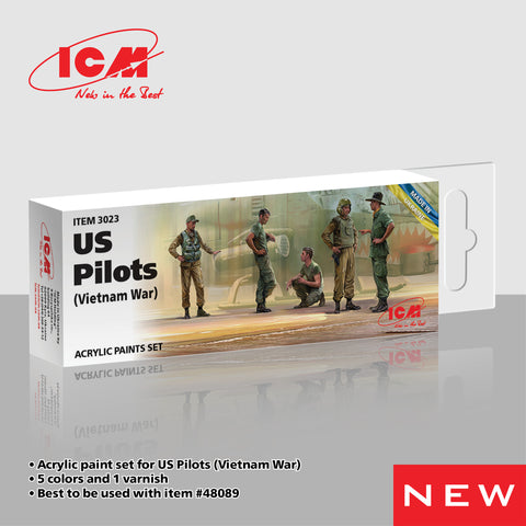 ICM- 3023 - US Helicopter Pilots - 1:32, 1:35, 1:48, 1:72