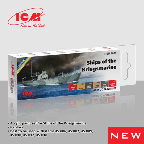 ICM - ICM3029 - Ships of the Kriegsmarine - 1:32, 1:35, 1:48, 1:72