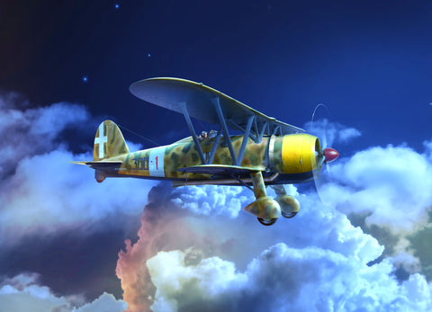Fiat CR.42CN, WWII Italian Night Fighter - 1:32 - ICM - 32024 - @
