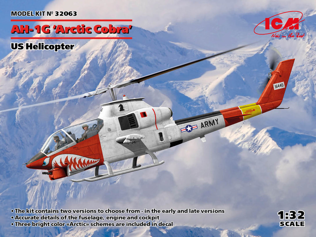 ICM - 32063 - Bell AH-1G 'Arctic Cobra', US Helicopter - 1:32