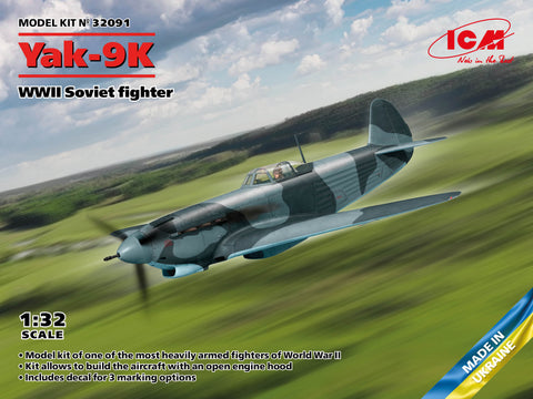 ICM - 32091 - Yakovlev Yak-9K WWII Soviet fighter - 1:32