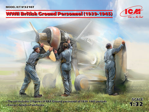 British Ground Personnel (1939-1945) - 1:32 - ICM - 32107
