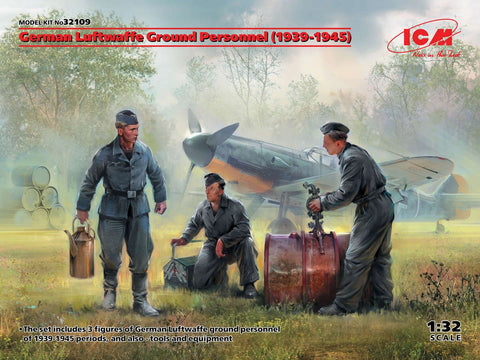 ICM - 32109 - German Luftwaffe Ground Personnel (1939-1945) - 1:32