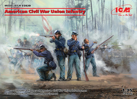 ICM - 35020 - American Civil War Union Infantry - 1:35