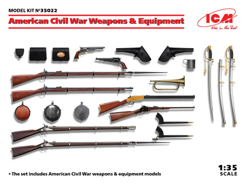 American Civil War Weapon & Equipment - 1:35 - ICM - 35022 - @