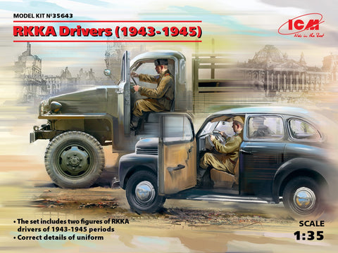 ICM - 35643 - Soviet Drivers (1943-1945) (2 figures) - 1:35