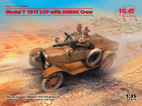ICM - 35668 - Model T 1917 LCP with ANZAC Crew - 1:35