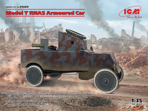 ICM - 35669 - Model T RNAS Armoured Car - 1:35