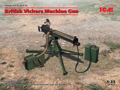 ICM - 35712 - British Vickers Machine Gun - 1:35