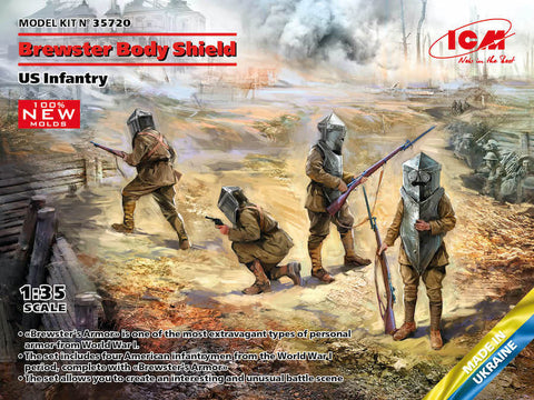 ICM - 35720 - Brewster Body Shield US Infantry WWI - 1:35