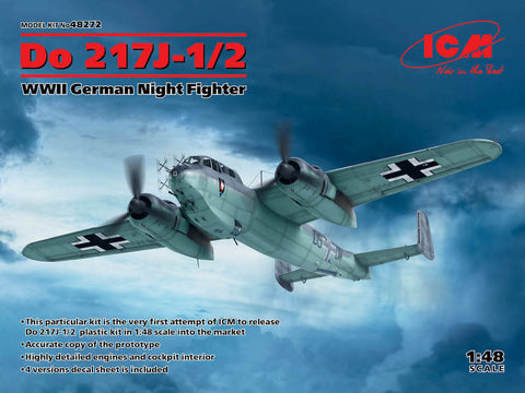 ICM - 48272 - Dornier Do-217J-1/2, WWII German Night Fighter - 1:48