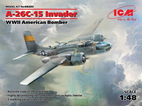 ICM - 48283 - Douglas A-26С-15 Invader, WWII American Bomber - 1:48