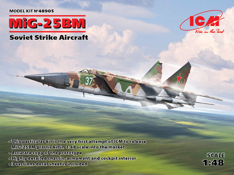 ICM ICM48905 - Mikoyan MiG-25BM Soviet Strike Aircraft - 1:48