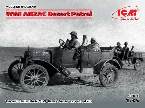 ICM ICMDS3510 - WWI ANZAC Desert Patrol - 1:35