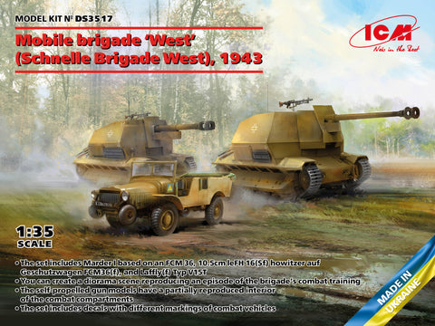 ICM - ICMDS3517 - Mobile brigade 'West' (Schnelle Brigade West) 1943 - 1:35
