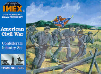 Confederate Infantry (American Civil War) - 1:72 - Imex - 506