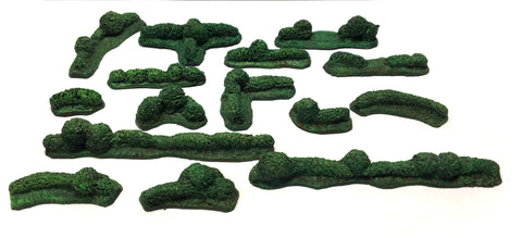 Bocage Mixed - 6mm - PAINTED - Scenery Wargame - ES130 - (TYPE A) @