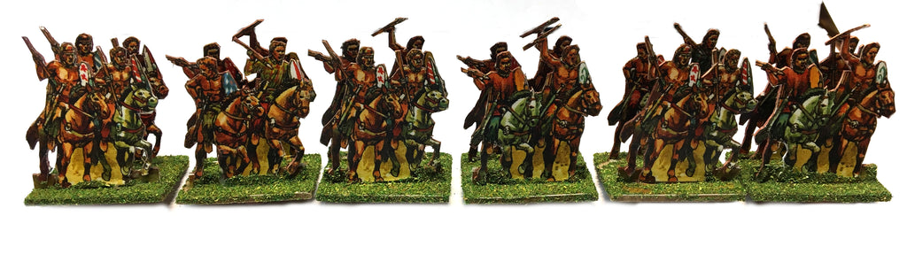 Paper Soldiers - Britons Open-Order Cavalry (28mm) x 6 stand - @