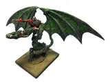 Undead hero on zombie dragon - 10mm - Warmaster - UNPAINTED