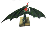 Undead hero on zombie dragon - 10mm - Warmaster - UNPAINTED