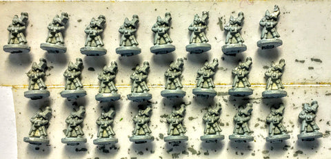 Eldar Artillery crew (x25) - 6mm - Epic