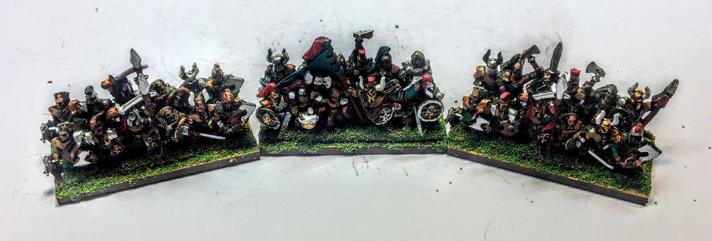 Chaos Marauders (Type 1) - 10mm - Warmaster - PAINTED