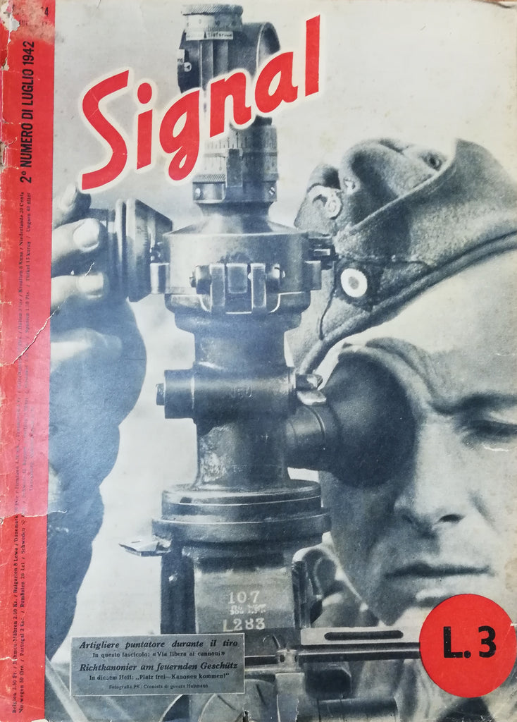 Artigliere puntatore durante il tiro - N.14 - Libri - Signal - @