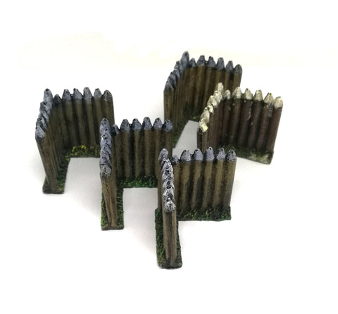 Scenery - Wargame - Stockade (Corner) - 28mm - ES68 - USED