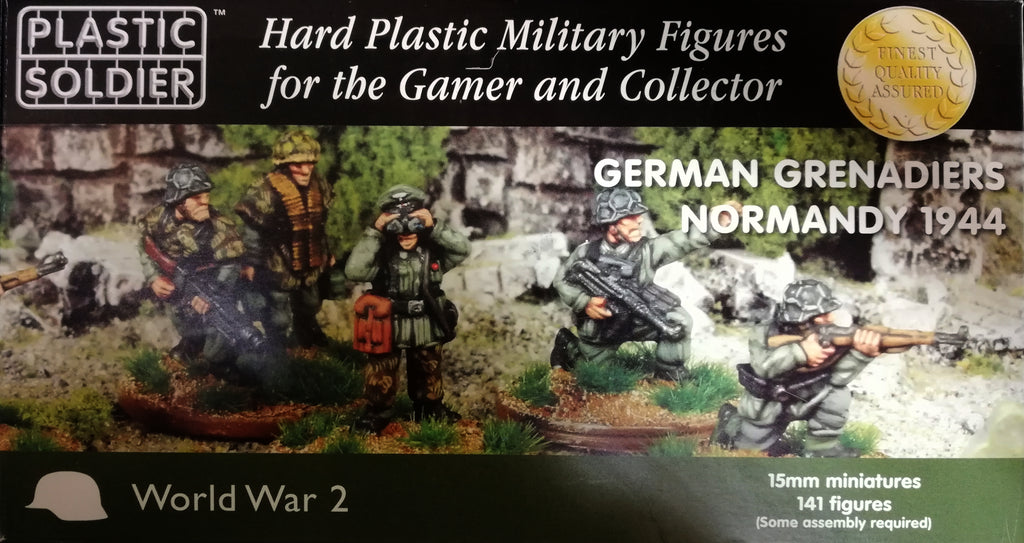 Plastic Soldier - WW2015011 - German grenadiers normandy 1944 - 15mm