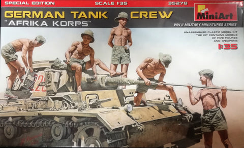 German tank crew ''Afrika korps'' - 1:35 - Mini Art - 35278