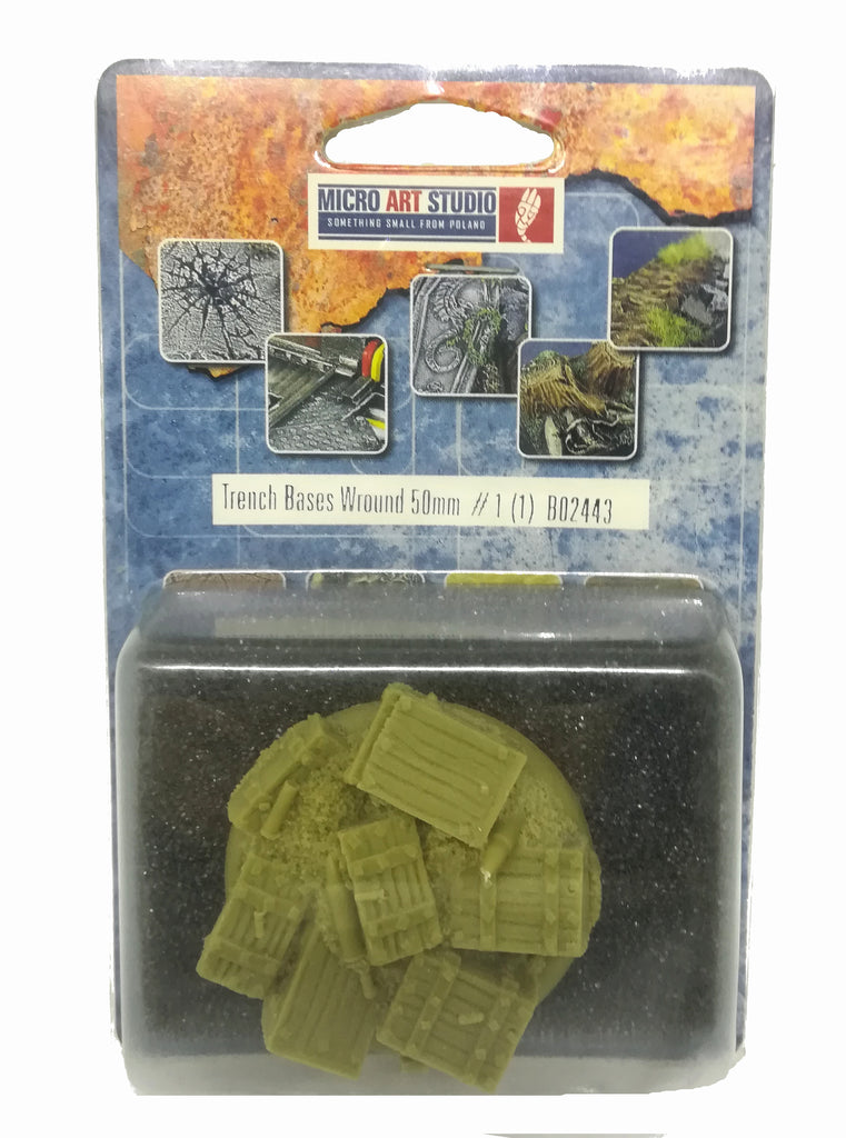 Trench Bases Wround 50mm // 1 (1) - BO2443 - MICRO ART STUDIO